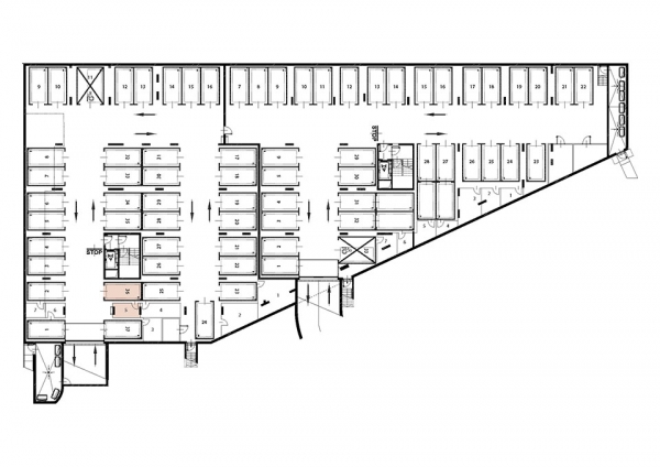 Miejsce postojowe KL1 MP36 z komórką lokatorską KL1K5