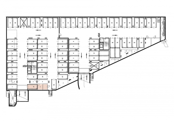 Miejsce postojowe KL1 MP37 z komórką lokatorską KL1K3